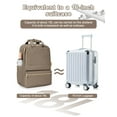 thumbnail image 5 of Travel Backpack For Women Men Airline Approved Carry On Bags For Airplanes Dark Brown Laptop Backpack Personal Item Backpack For Traveling On Airplane College Backpack With Laptop Compartment, 5 of 11