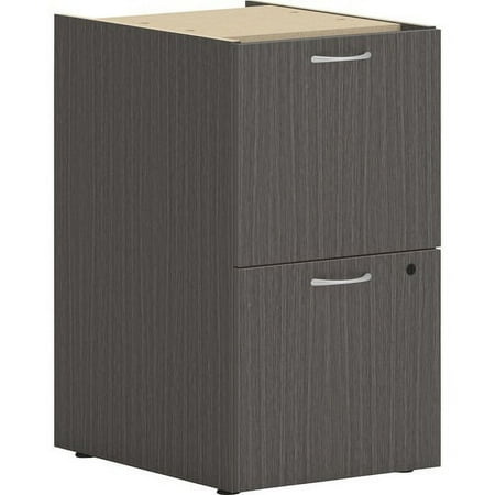 UPC: 0194966437250 | HON Mod Support Pedestal – 15 W 15 x 20 x 28 – 2 x File Drawer(s) – Finish: Slate Teak Laminate Drawer