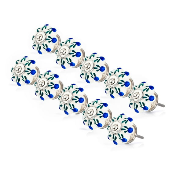 Mascot Hardware Azalea 1-2/3 In. Multicolor Cabinet Knob - Pack of 10