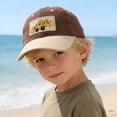 thumbnail image 2 of HNMKIU Washed Kids Baseball Cap With Excavator Design Soft Adjustable Toddler Hat For Boys And Girls Coffee,2-8 Years, 2 of 6