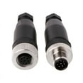 thumbnail image 6 of 1Pc M12 sensor connector 3/4/5 pin male/female straight/right angle plug, 6 of 8