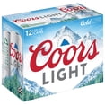 thumbnail image 6 of Coors Light American Beer, 12 Pack, 12 fl oz Aluminum Cans, 4.2% ABV, 6 of 7