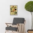 thumbnail image 2 of Colourful Abstract Autumn Wildflowers Artwork Framed Wall Art Print A4, 2 of 4