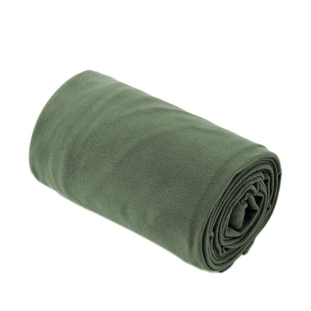 Wosthever Saco de dormir de lana Polar ultraligero portátil al aire libre tienda de campaña cama de viaje cálido saco de dormir forro de aislamiento de carpas ejercito verde Wosthever HW5608-14