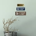 thumbnail image 4 of Basic Storage Closet Sign (Black /Gold) - Small, 4 of 5