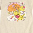 thumbnail image 2 of Winnie the Pooh - Floral Umbrella - Toddler Girls Fitted Short Sleeve T-Shirt, 2 of 4
