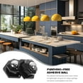 thumbnail image 3 of FUEENIRVA 4Ud Adhesivas Giratorias Para Muebles Negras Con Auto Adhesivo Para Movimiento, 3 of 6