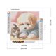 thumbnail image 5 of 5D DIY Taladro Diamante Pintura Gato Perro Kit Del Arte 30x30cm, 5 of 9