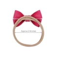 thumbnail image 3 of New Baby Girls Elastic Leather Hair Ties Bows Kids Accessories Headband 10, 3 of 7