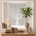 thumbnail image 6 of Thermal Insulated Blackout Curtains Room Darkening Drapes With Sheer Overlay Window Decor For Bedroom And Living Room, 6 of 6
