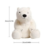 Polar Bear Stuffed Animal 14 Inch Cute Polar Bear Plush Toy Adorable