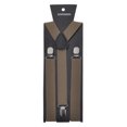 thumbnail image 7 of Toptie Unisex Suspenders Solid Color Y-Back Clip Suspender - 1 Inch Wide-Khaki, 7 of 7