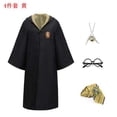 thumbnail image 1 of Slytherin Ravenclaw bata Hufflepuff Unisex, disfraz de Halloween para estudiantes, capa de mago mágico, Cosplay de fiesta, 1 of 4