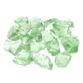 thumbnail image 1 of Fire Glass for Fire Pit, 2-3mm(1/9") High Luster Natural Glass Rocks, Olive Green, 1 of 3