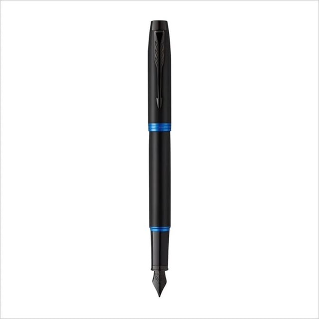 Pluma Fuente Parker Im Negro/Azul marino Unisex