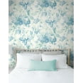 thumbnail image 3 of NextWall  Watercolor Flower Peel and Stick Wallpaper 20.5 in. W x 18 ft. L - Seaglass, 3 of 8