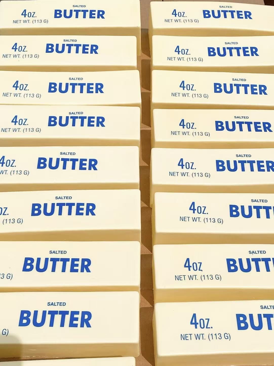 Moist Big Butter Bar Stress Ball - Ultra-Soft & Slow-Rising Squeeze for ASMR & Anxiety Relief, Sensory Fidget Gadget for Adults