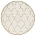 thumbnail image 2 of SAFAVIEH Cambridge Kevin Geometric Wool Area Rug, Ivory/Light Green, 6' x 6' Round, 2 of 11