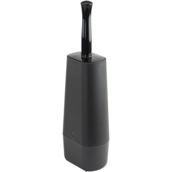 CERPXFF-Hygienic Toilet Bowl Brush with Caddy, Black