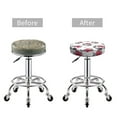 thumbnail image 5 of KLL Cute Poodle Dog Round Bar Chair Cushion Cover 12 inch ,Bar Stool Protector with Elastic, Soft Washable, 5 of 6