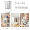 thumbnail image 2 of CIYISON Reusable Yogurts Drainer Food Strainer Yogurts Maker Cheese Moisture Separators for Whey Separation In Kitchens, 2 of 19