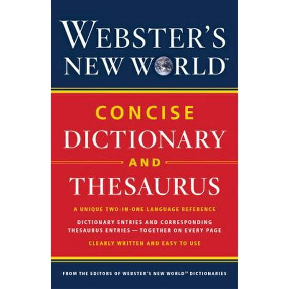 Pre-Owned Webster's New World Concise Dictionary and Thesaurus