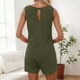 thumbnail image 5 of SRZYMJ Jumpsuit for Women 2025 Women's Summer Casual Hollow Out Romper Comfortable Round Neck Jumpsuit For Daily Wear, 5 of 5