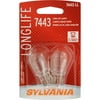 Sylvania 7443 Long-Life Miniature Bulb, Twin Pack