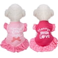 thumbnail image 3 of Vestidos para perros HUOGUO, 2 piezas, para perros pequeños, linda niña y mujer, 3 of 3