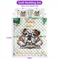 thumbnail image 5 of Bulldog Mother Book Lover Living That Dog Mom Life Happy Mother's Day Quilt Bedding Set Dog Lover Gifts Idea 1 Blanket Bed Cover 2 Pillowcases - 03004, 5 of 5