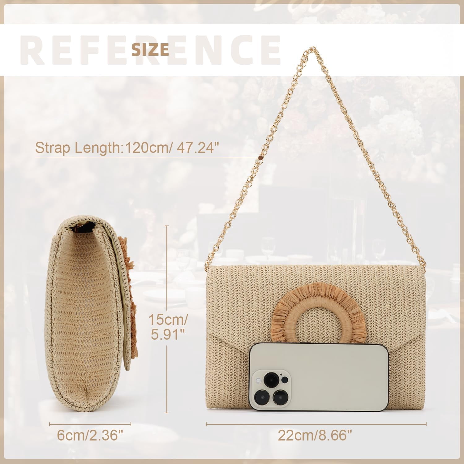 Straw Clutch Purse Rattan Summer Woven Beach Handbags for Women Wedding Vacation Travel Party 2025