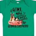 thumbnail image 4 of Inktastic A Girl Who Loves Her German Shepherd Boys or Girls Baby Bodysuit, 4 of 5