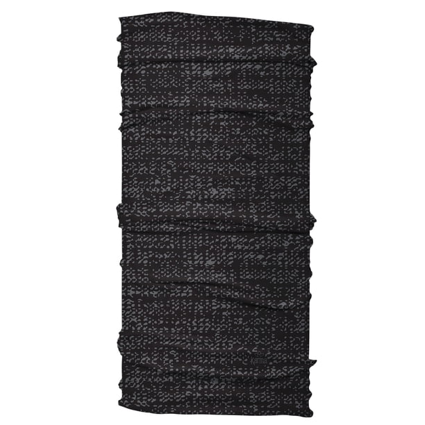 Diadema Karma Black Grunge para mujer - Ancha - Diadema de tela y pañuelo para el cabello elástico - Negro