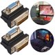 thumbnail image 3 of DQrwqpou 2 uds DVI-I 24 + 5 a VGA 15 pines 90 ° Adaptador convertidor ángulo recto HD, 3 of 5
