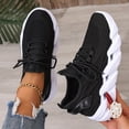 thumbnail image 6 of Women's Low-Top Sneakers with Non-Slip Shock-Absorbing Sole & Cushioning - Lightweight Breathable Mesh Sneakers Suitable for Walking, Tennis, Gym,  Women Shoes, 6 of 9