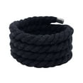 thumbnail image 5 of 2PCS Women Men Sneakers Trendy Round High Quality 10Colors Thick Rope Laces Solid Color Laces Weaving Twisted Rope Bold Shoelaces BROWN, 5 of 8