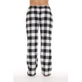 thumbnail image 3 of #followme Buffalo Plaid Flannel Pajama Pants for Women with Pockets (White - Buffalo Plaid, 2X), 3 of 3