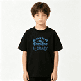 thumbnail image 2 of Be Nice To Me My Grandma Is Crazy Boys Graphic Tee, Funny 100% Cotton Kids Short Sleeve T-Shirt 4-13Y, 2 of 5