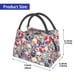 thumbnail image 2 of Fotbe music Skull record Retro Bolsa Térmica Portátil con Estampado, Bolsa de Entrega de Alimentos Aislada, Bolsa Reutilizable de Gran Capacidad para Comidas y Supermercado, 2 of 6