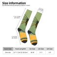 thumbnail image 3 of Bixox Quirky Cartoon 123 Patterned Men's and Women's Knee Socks High Socks Outdoor Sports Socks, 3 of 5