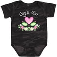 thumbnail image 3 of Inktastic Gigi's Girl Heart Flowers Girls Baby Bodysuit, 3 of 5