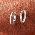 thumbnail image 6 of Ross-Simons 14kt White Gold Huggie Hoop Earrings, Women's, Adult, 6 of 6