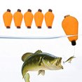 thumbnail image 4 of Float Foam Tear Dropv, Light Weight Small Size Easy To Carry Convenient To Use Fishing Float Foam Strike Indicator  For Outdoor Fishing Accessory Orange, 4 of 8