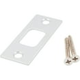 thumbnail image 5 of Stone Harbor Hardware Square Corner Deadbolt Strike Plate, 1-1/8" x 2-3/4", 2-1/8" Center-to-Center, Polished Chrome, 5 of 14