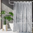 thumbnail image 1 of Cortinas antimoho, cortinas de baño EVA resistentes al agua con 5 imanes, 180 x 180 cm, panel, 1 of 1