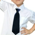 thumbnail image 3 of Easy Slip On Solid Color Polyester Tie, 1 to 6 years, 3 of 4