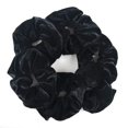 thumbnail image 1 of ALMHH 6 unidades de coleteros grandes de terciopelo negro, lazos para el cabello más saludables para mujeres y niñas, coleteros de gran tamaño que no dañan el cabello, geniales, 1 of 5