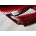 thumbnail image 7 of Rectangle Maybelle Red Shag 3 ft. x 5 ft. Area Rug for Entryway, Living Room, Dinning Room, etc., 7 of 7