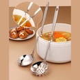 thumbnail image 4 of TIMIFIS Ladle Ladle Stainless Steel Thick Soup Spoon Bent Serving Spoons Kitchen Gadgets, 4 of 7