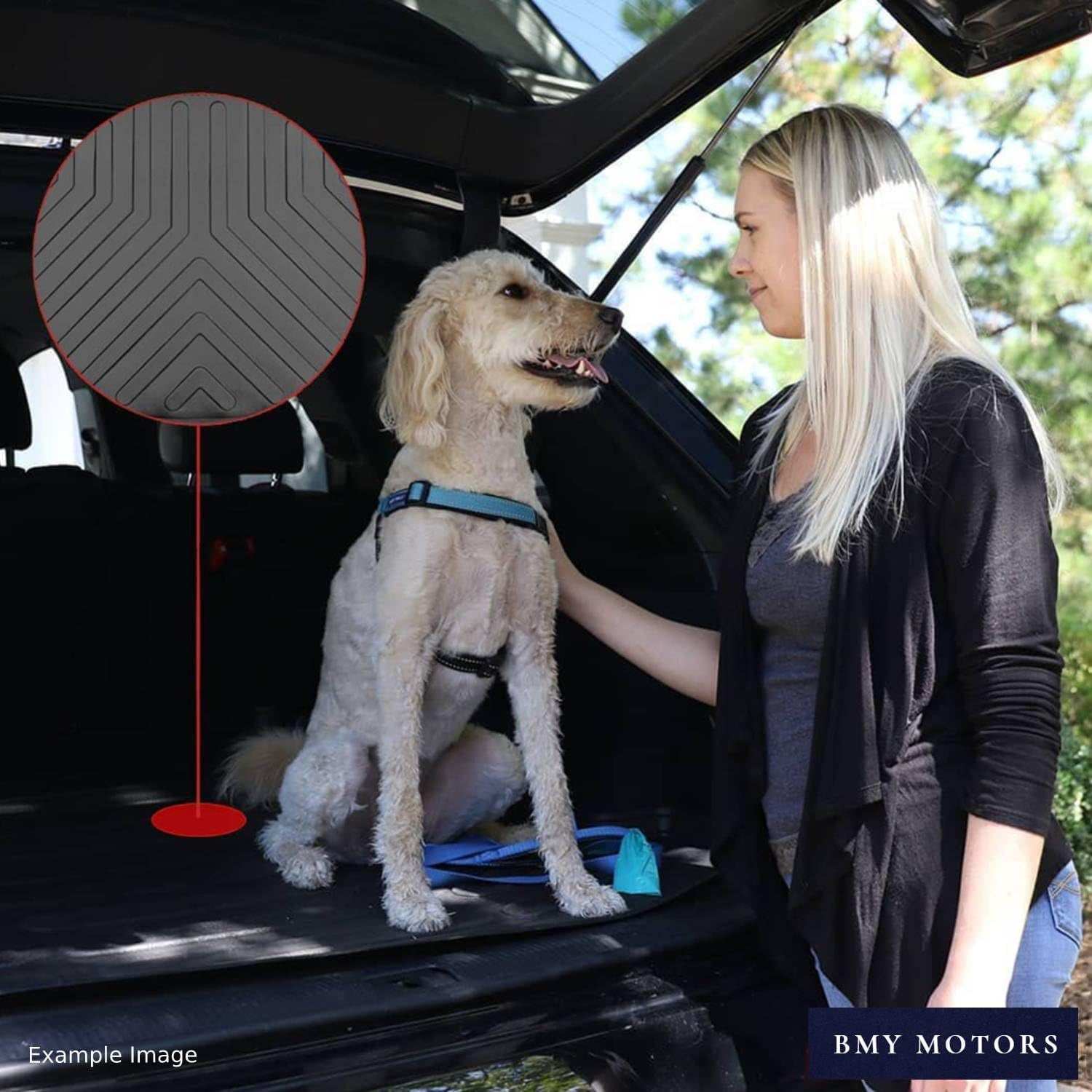 Car Floor Mats + Cargo Liner (Full SET) Compatible for Honda CR-V 1995-2001 Waterproof | All Weather